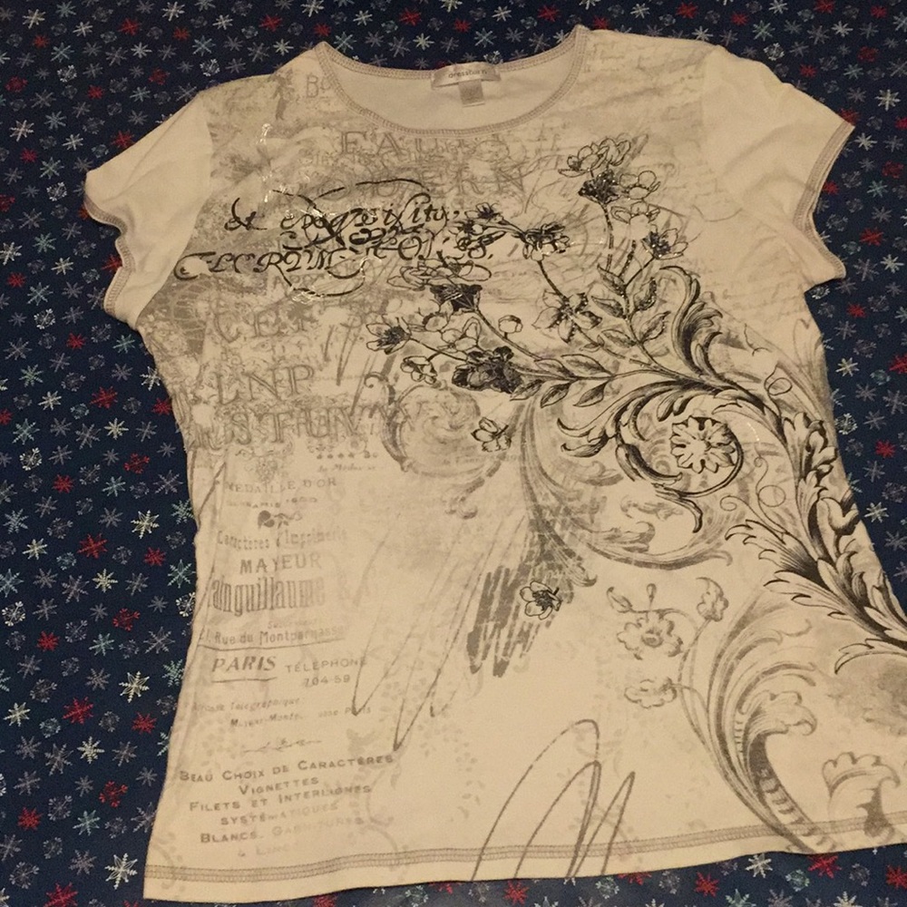 Stunning Dressbarn T-Shirt Size Large